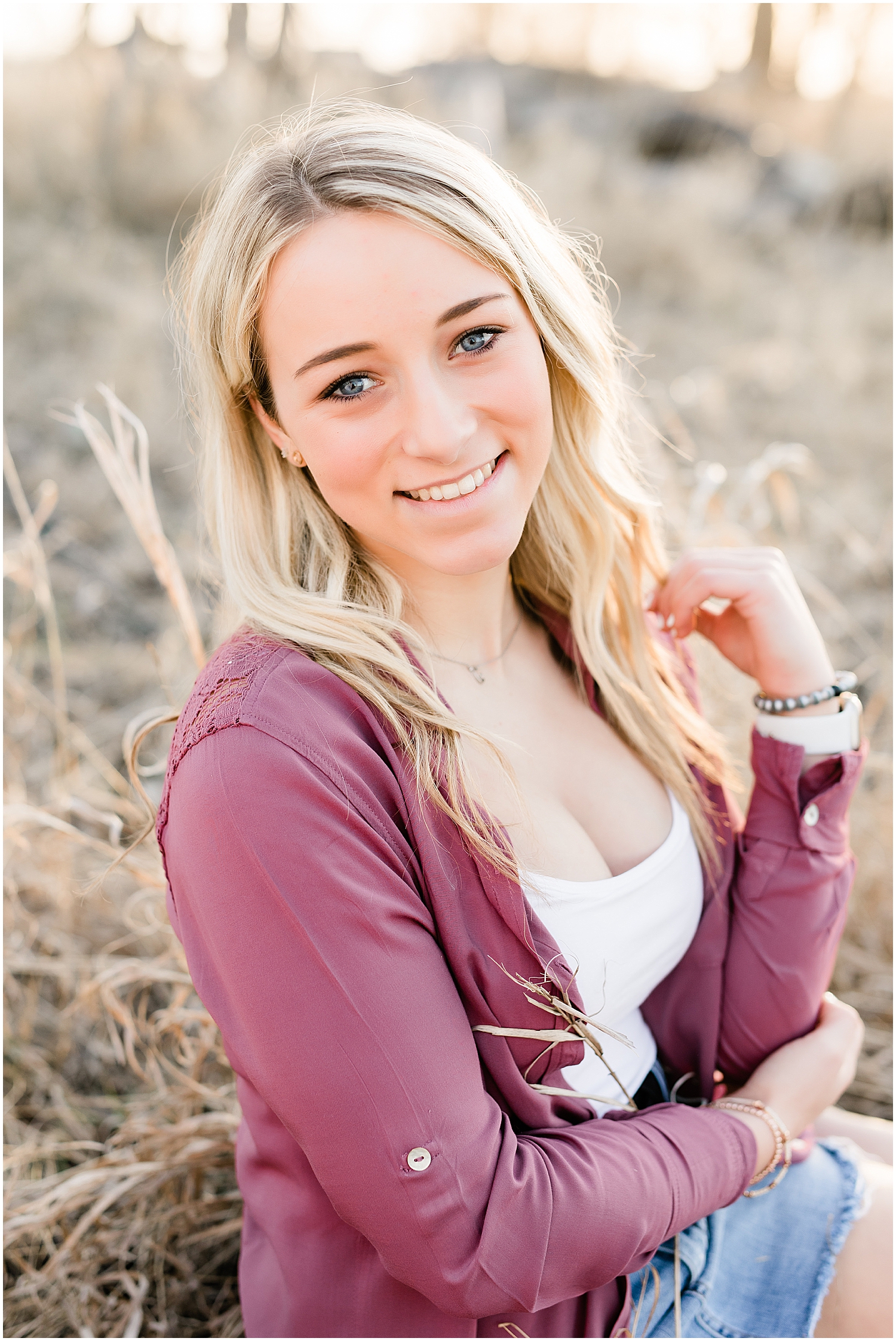 Senior Pictures Wheat Field
